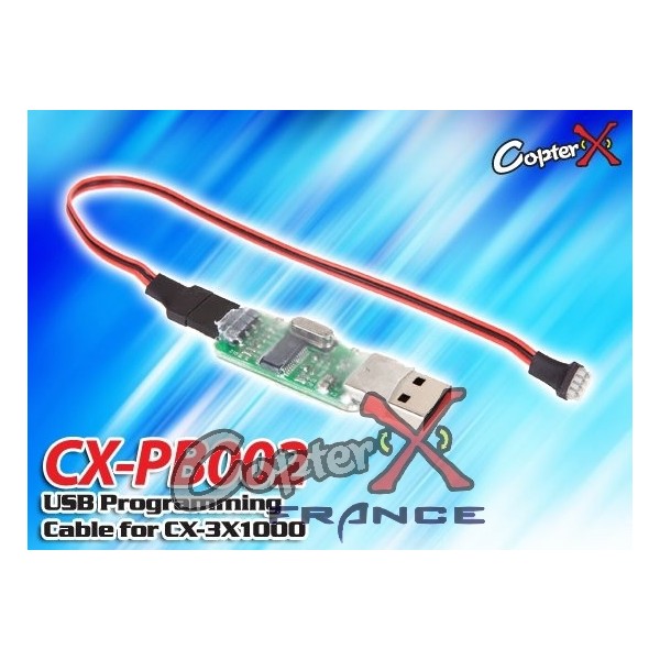 CX-PB002 - Cable USB de programmation pour 3G Flybarless CX-3X1000